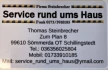 Service rund ums Haus S&ouml;mmerda
